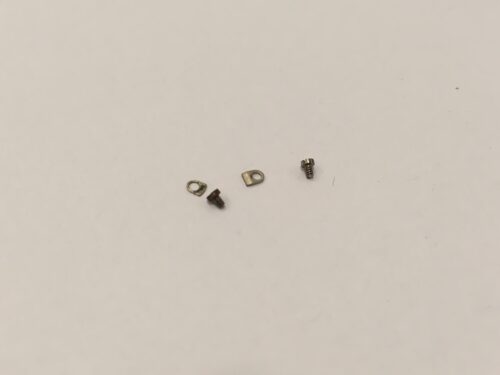 Poljot 2627 H countersunk flat head screw, flat end part