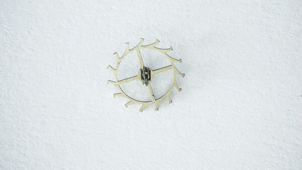 Landeron 148 escape wheel and pinion with straight pivots part 705 - Image 2