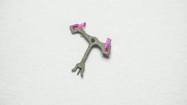 Landeron cal 187 jewelled pallet fork and staff part 710