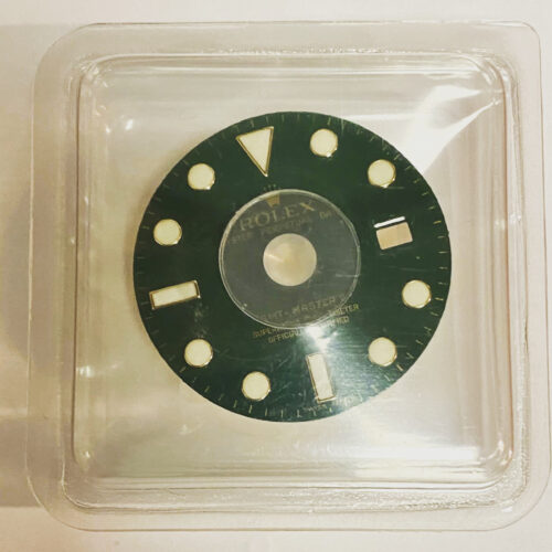 New Rolex GMT-Master II green dial for yellow gold 116718