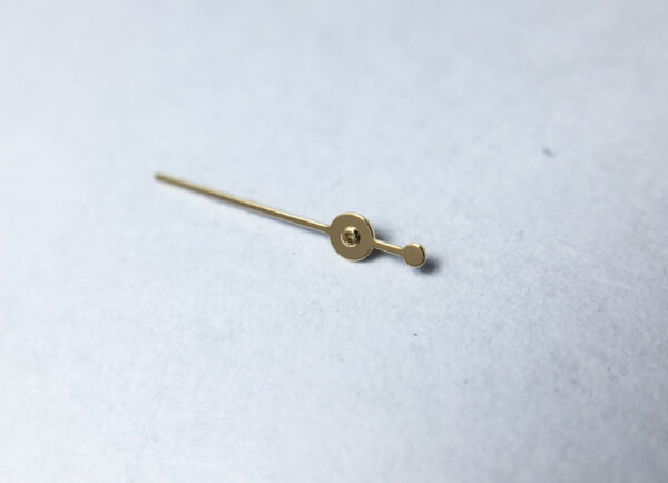 New small hands for pocket watches gold, yellow 0.24 mm