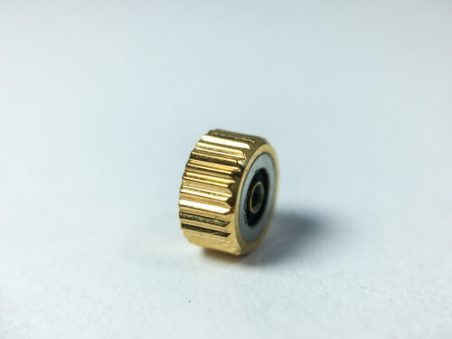 Omega gold color crown for men watches part 4.55 mm