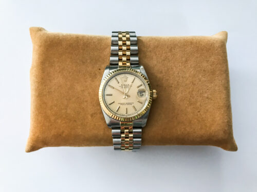 Rolex Datejust 68273 Automatic Lady watch 18k gold and steel with box
