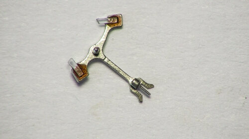 Valjoux 77 jewelled pallet fork and staff part 710