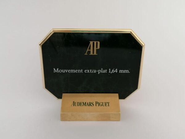 Vintage Audemars Piguet watch ads display extra plat