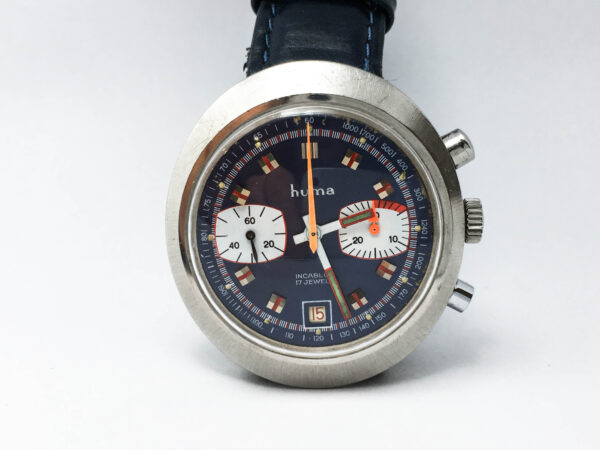 Vintage Huma Chronograph Men's Watch Valjoux 7734 - Image 7