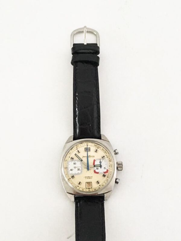 Vintage Jean Jullemin Chronograph Men's Watch Valjoux 7734 - Image 11