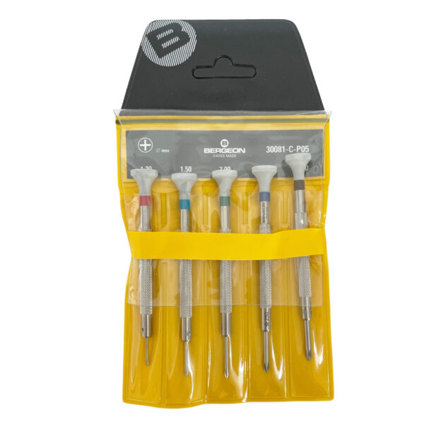 Bergeon 30081-C-P05 Phillips screwdriver set of 5 - Image 4