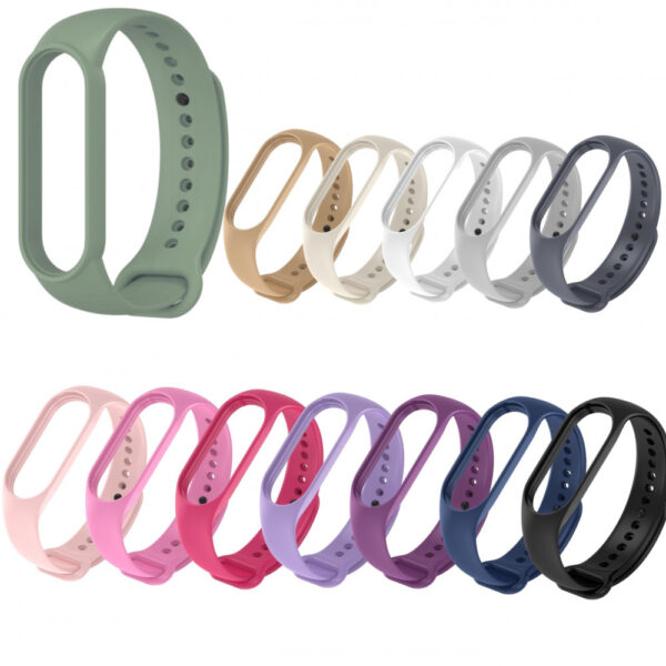 Black replacement band for Xiaomi MI BAND 3/4 ODZ01WZ1 - Image 2