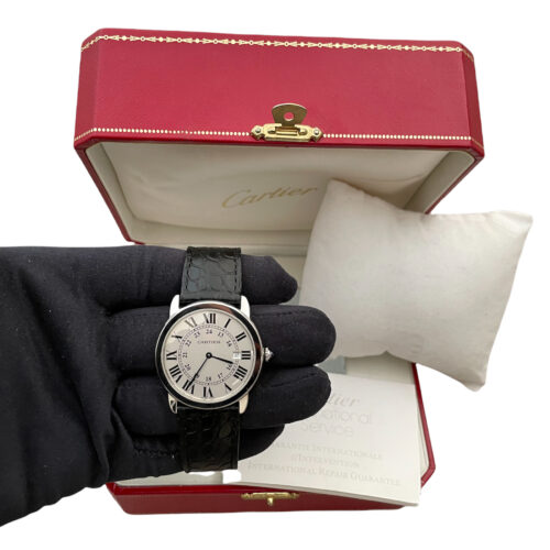 Cartier Ronde Solo 3603 stainless steel quartz watch full set