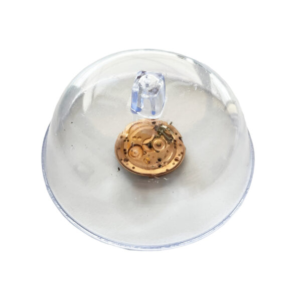 Dust transparent cover for watch parts and movements Ø 90 mm