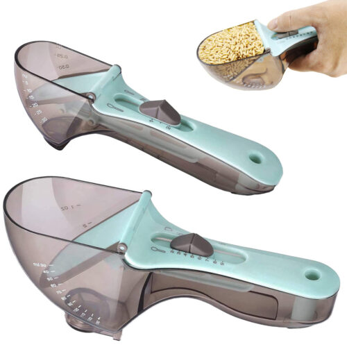 Adjustable measuring cup for the kitchen 2 pcs