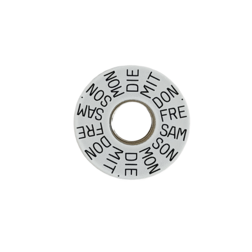 ETA 7750 day indicator white-black German part 2561