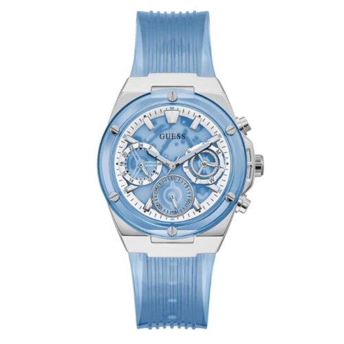 Guess GW0409L1 lady watch with blue strap and case, 39mm