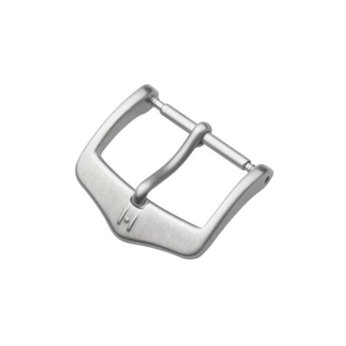 Hirsch Classic silver mat stainless steel buckle for watch strap 18 mm