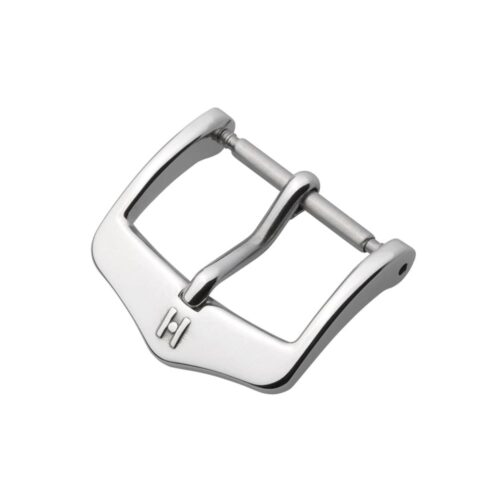 Hirsch Classic silver stainless steel buckle for watch strap 18 mm