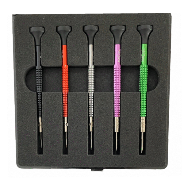 Horotec MSA 01.020-B set of 5 screwdrivers with ball bearings 1.00 to 2.00 mm - Image 3