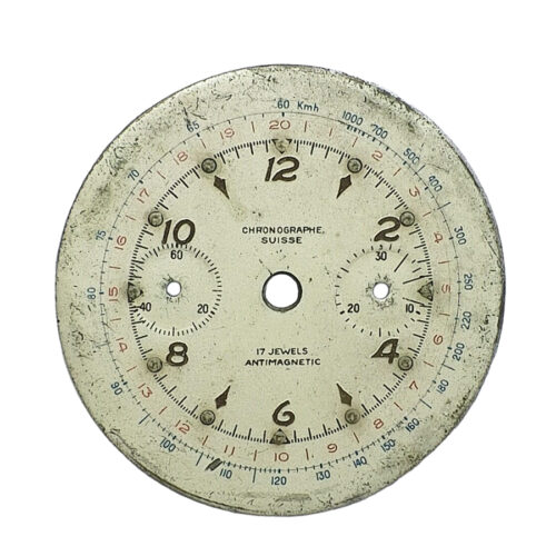 Landeron 51 Chronographe Suisse Antimagnetic dial part