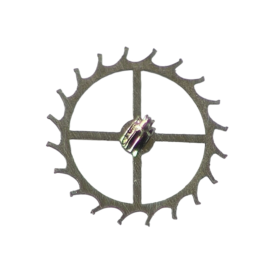 Longines 6922 escape wheel and pinion with straight pivots part 705 - Image 2