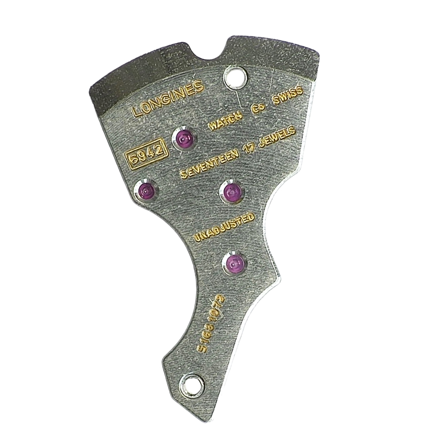Longines 6942 train wheel bridge part 110