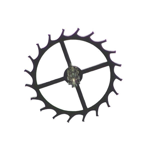 Longines 6952 escape wheel and pinion with straight pivots part 705 - Image 2
