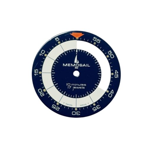 Memosail Regata blue and white yachting dial, 17 jewels