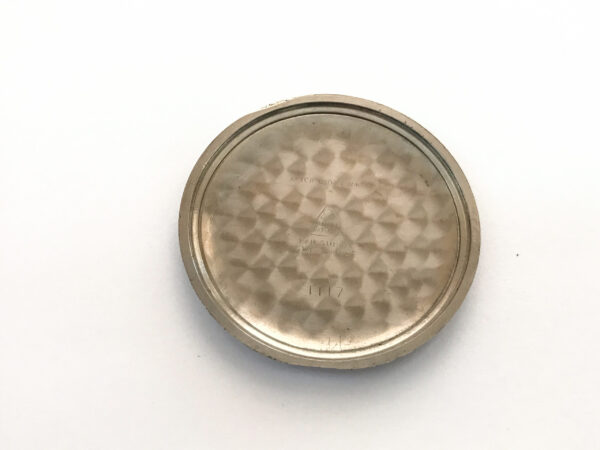 Military Omega pocket watch with frame and two tone dial - Image 9