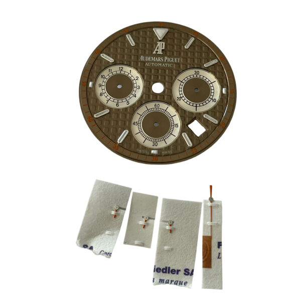New Audemars Piguet 26300ST, 25860ST Havana dial with set of chronograph hands