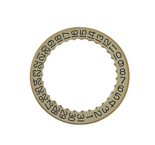 New Audemars Piguet calibre 3120 ivory date ring with black numbers