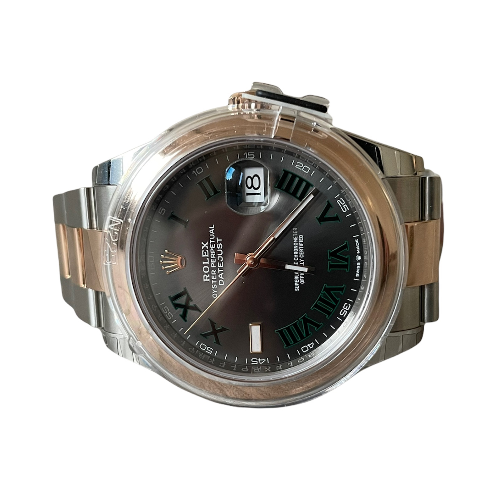 New Rolex Datejust Wimbledon 126301 Everose men's watch 2019 41mm - Image 6