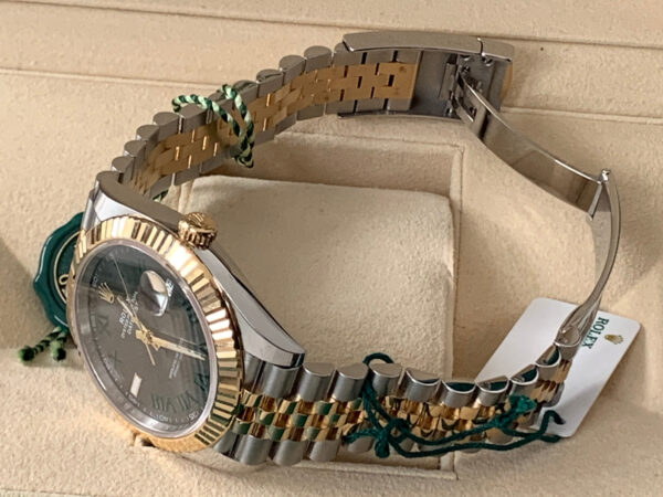 New Rolex Datejust Wimbledon 126333 yellow gold full set 2019 - Image 11