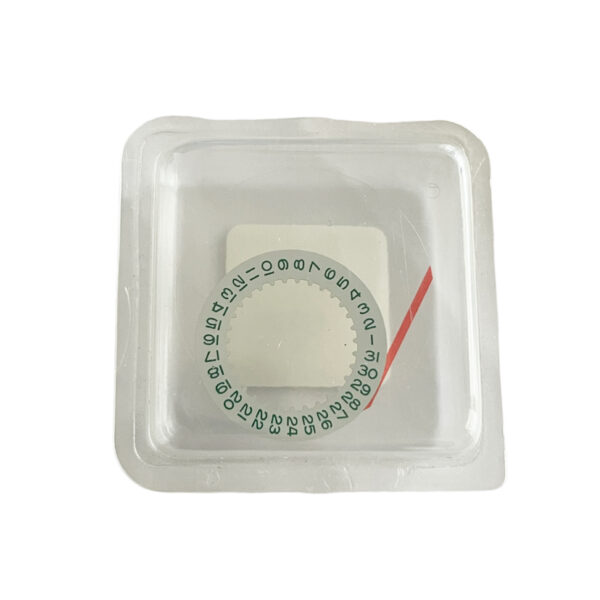 New Rolex Green date disc for calibres 3135, 3136, 3185 and 3186