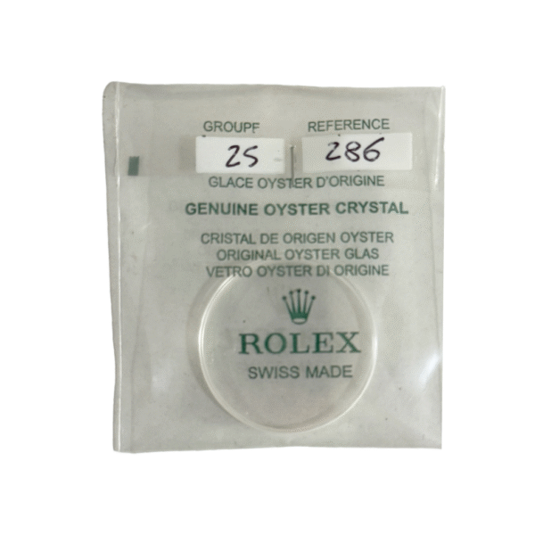 New Rolex Sapphire crystal glass 25-286 old model 14060, 14000, 14010, 14208