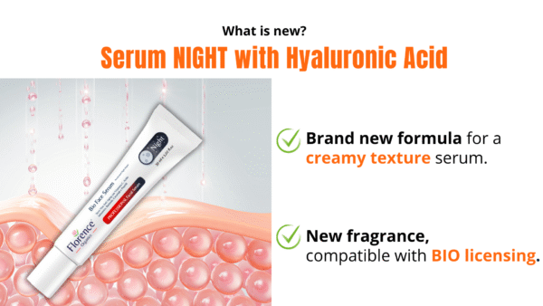 Organic Face Serum, Night Repair with Vitamin C Serum & Hyaluronic Acid 30 ml. Florence Organics - Image 3
