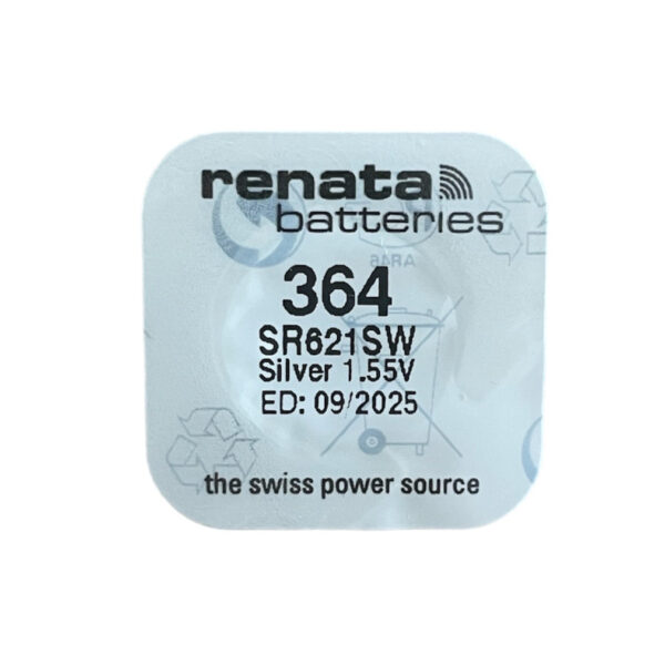 Renata 364 SR621SW watch coin battery 1.55 V - Image 2
