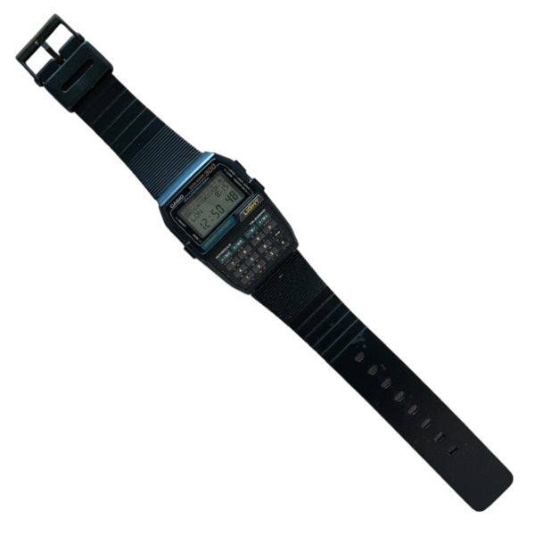 Retro Casio Illuminator Data Bank 300 calculator chronograph watch DBC-310 with module 1478 - Image 2