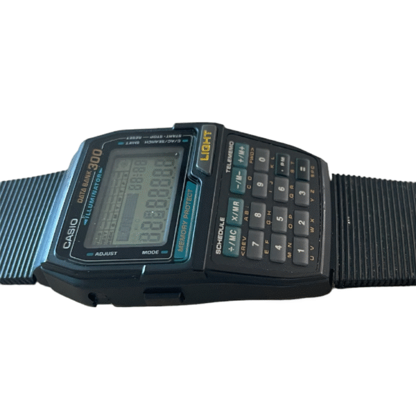 Retro Casio Illuminator Data Bank 300 calculator chronograph watch DBC-310 with module 1478 - Image 5