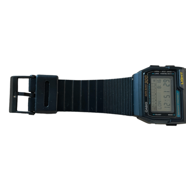 Retro Casio Illuminator Data Bank 300 calculator chronograph watch DBC-310 with module 1478 - Image 6
