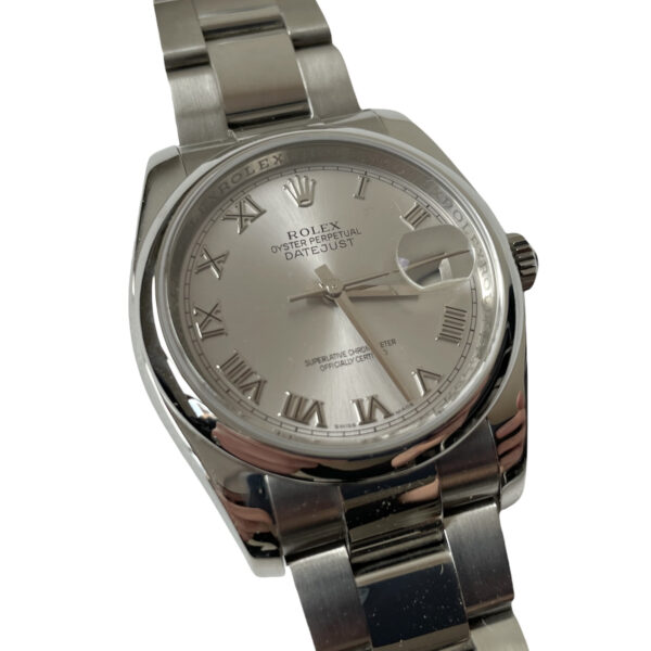 Rolex Datejust 116200 Silver roman dial 36mm - Image 3