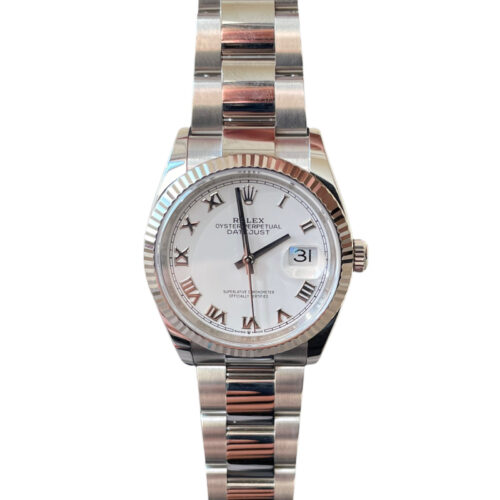 Rolex Datejust 126234 Roman white dial 36mm watch 2021