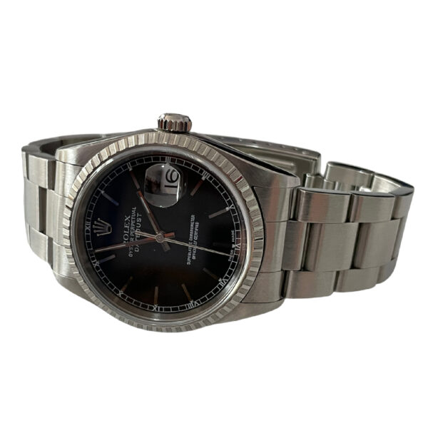Rolex Datejust 16220 black dial automatic men's watch - Image 4