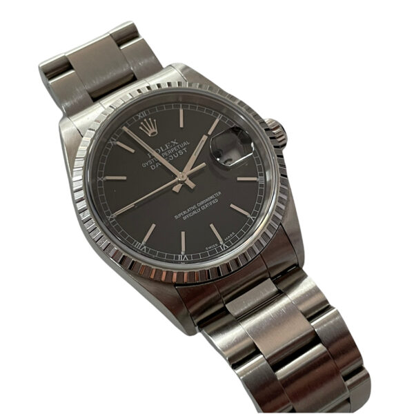 Rolex Datejust 16220 black dial automatic men's watch - Image 5
