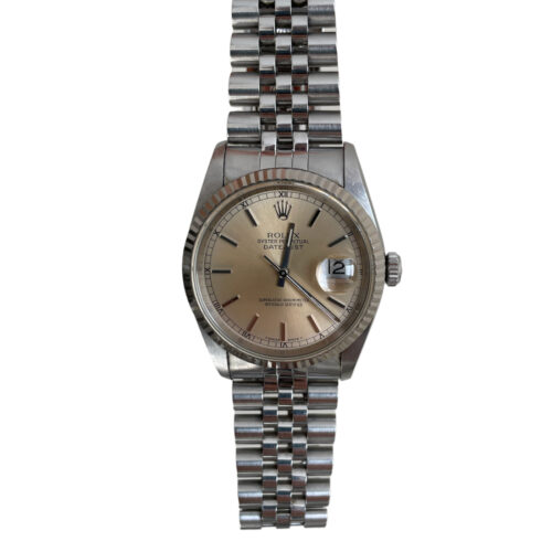Rolex Datejust 16234 gold/champagne dial men's watch 36mm