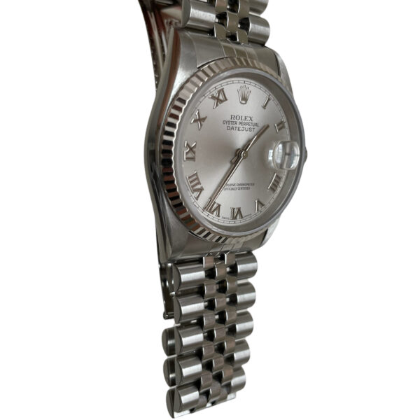 Rolex Datejust 16234 silver dial men's watch 36mm 1997 - Image 2