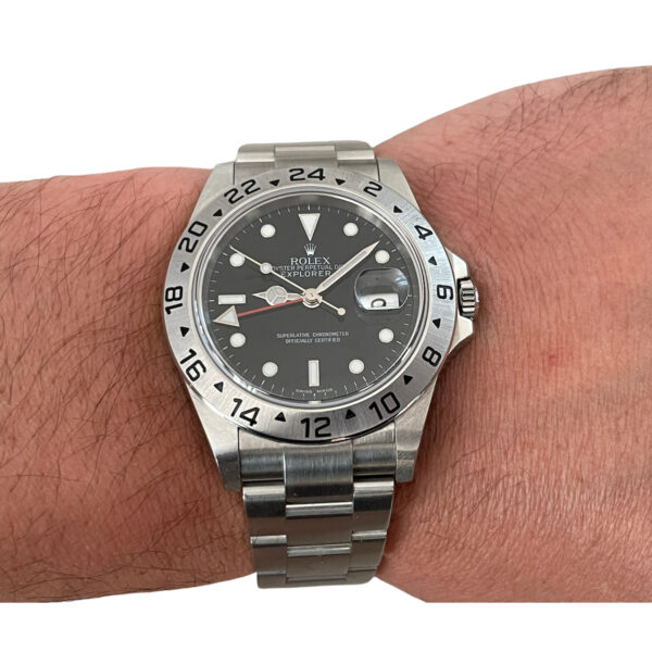 Rolex Explorer II 16570 men's watch with black dial 2006 - Image 5