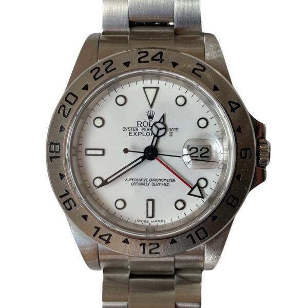 Rolex Explorer II Polar 16570 men's watch with white dial 2000 - Image 2
