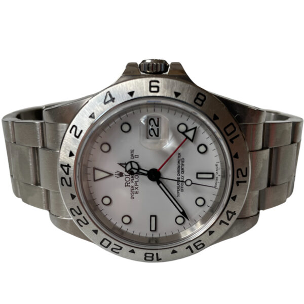 Rolex Explorer II Polar 16570 men's watch with white dial 2000 - Image 7