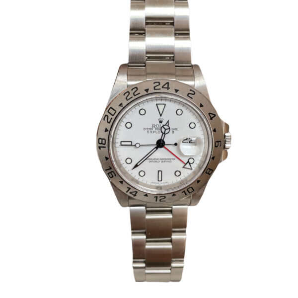 Rolex Explorer II Polar 16570 men's watch with white dial 2000