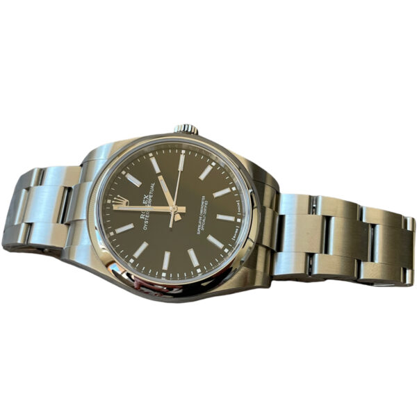 Rolex Oyster Perpetual 114300 black dial 39mm 2019 - Image 8