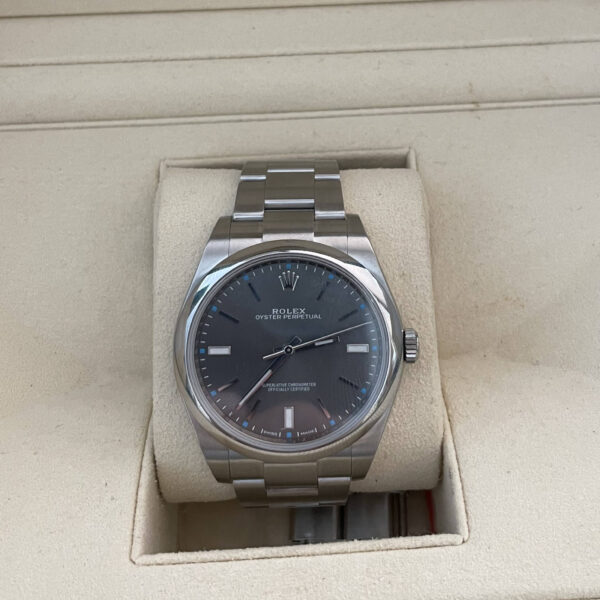 Rolex Oyster Perpetual 114300 stainless steel men's watch 2019 - Image 3